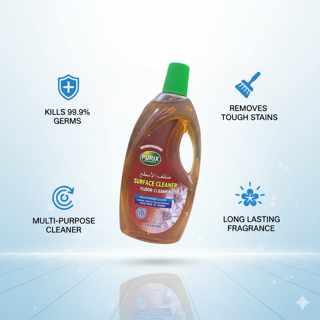 PURIX Surface Cleaner – Multi-Purpose Floor Cleaner with Germ Protection (Red Dettol)