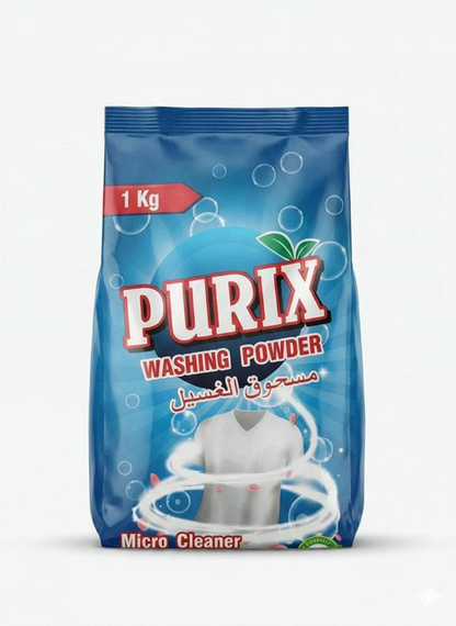 PURIX Washing Powder – Micro Cleaner for Powerful Stain Removal