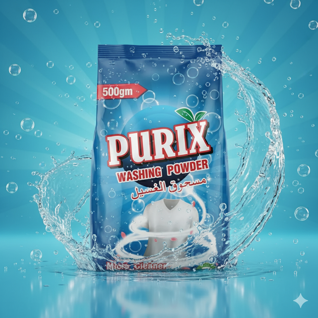 PURIX Washing Powder – Micro Cleaner for Powerful Stain Removal