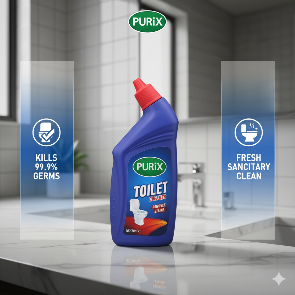 PURiX Toilet Cleaner – Powerful Stain Removal Formula