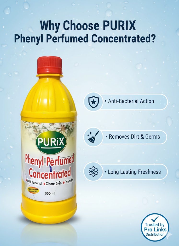 PURiX Premium Perfumed Phenyl - High Concentration Germ Protection Cleaner