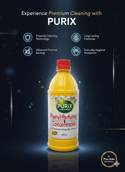 PURiX Premium Perfumed Phenyl - High Concentration Germ Protection Cleaner
